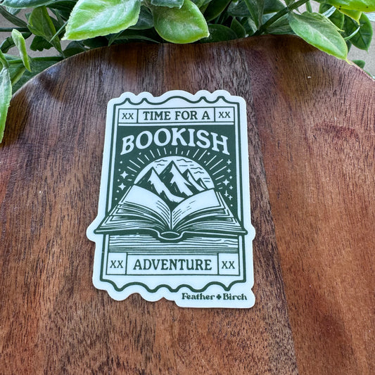 Bookish Adventure sticker