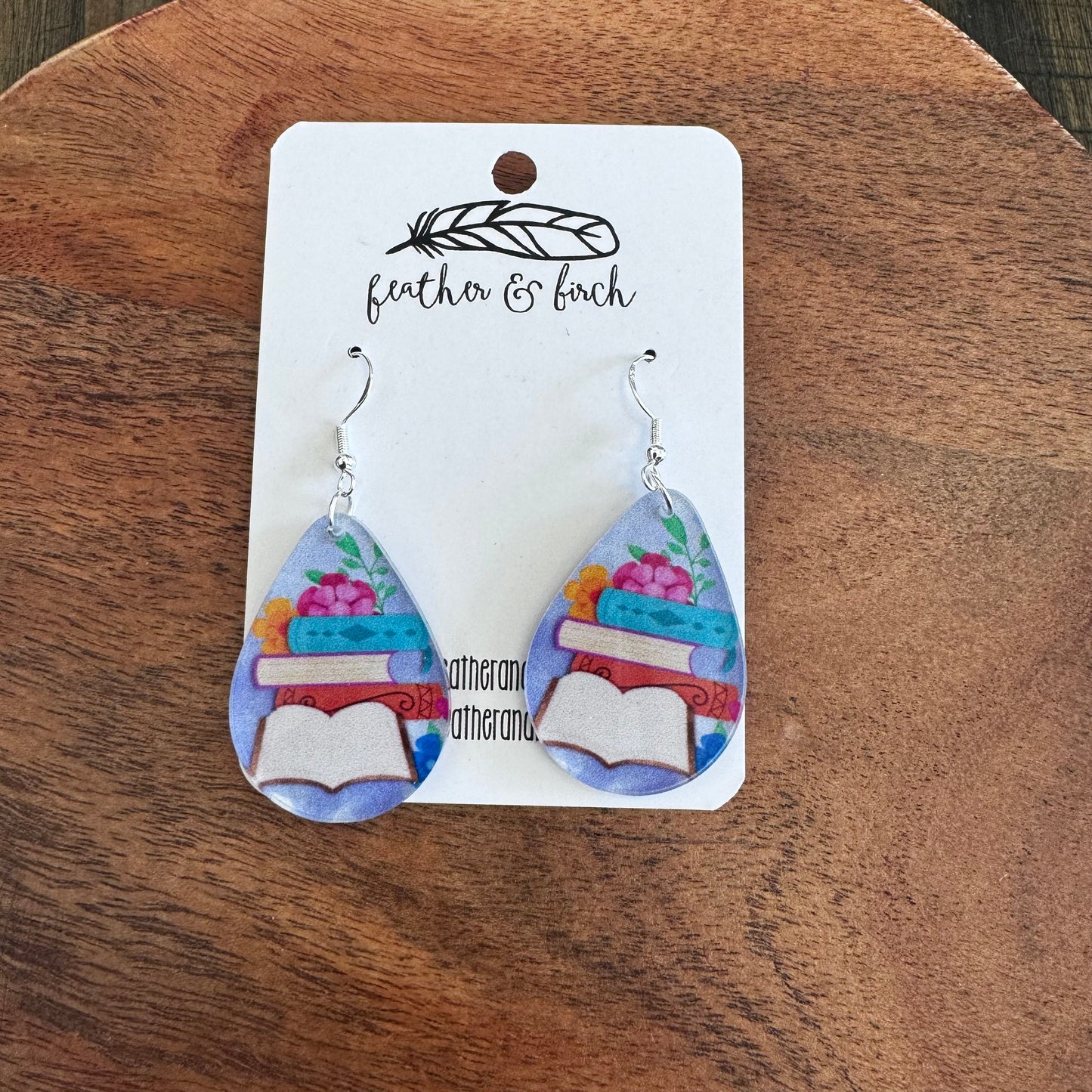 Bookstack Earrings