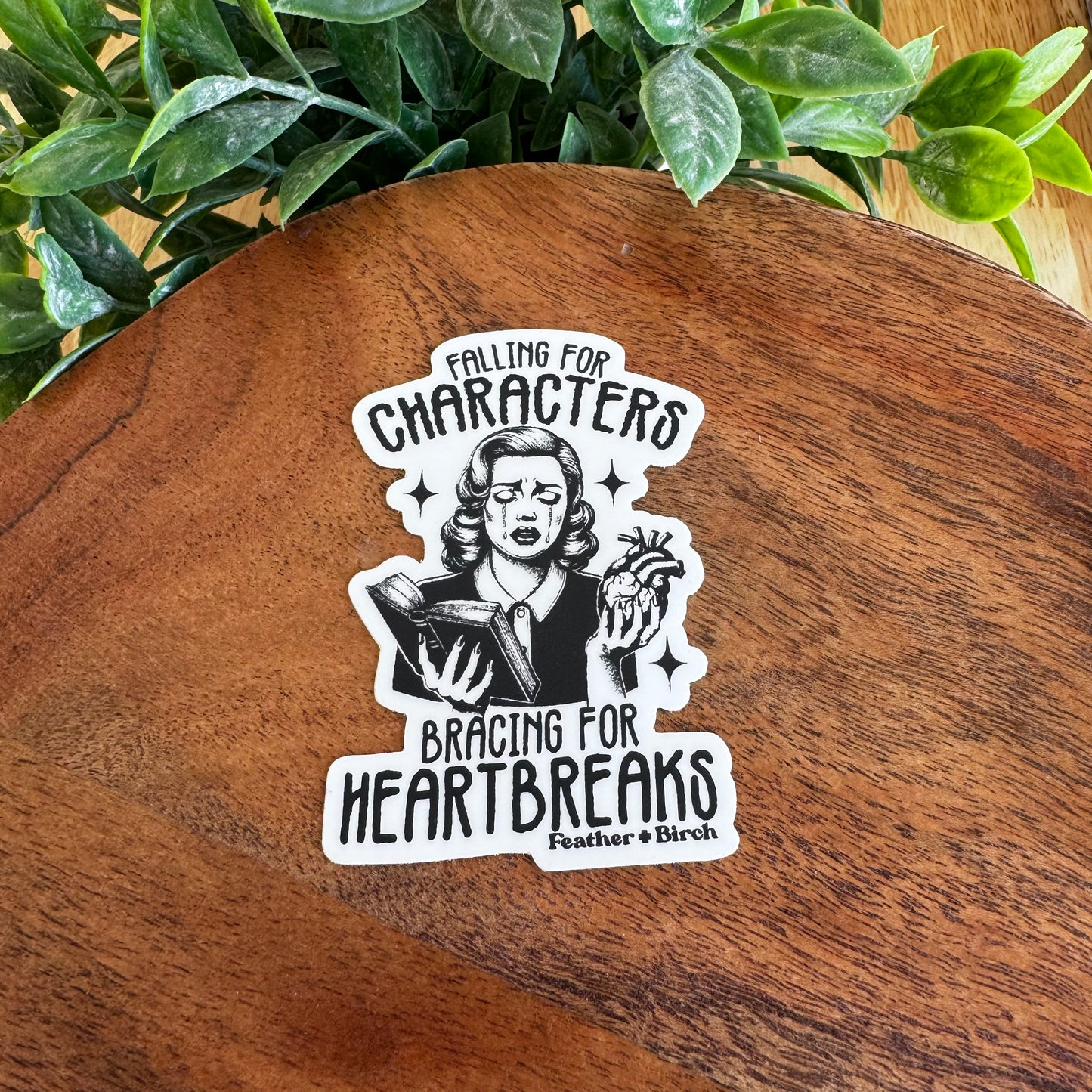 Bracing for Heartbreak Sticker