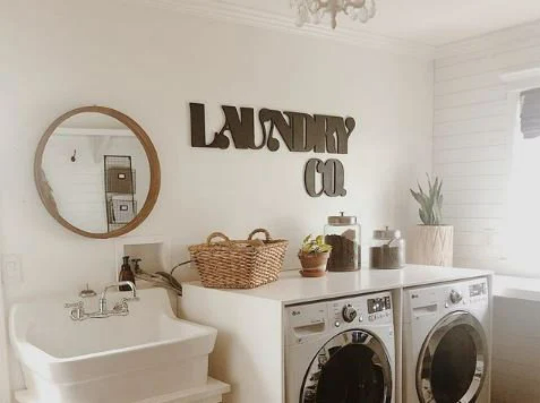 Laundry Co. Wood Wall Art