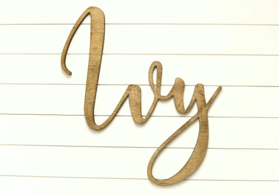 Custom Name Word Script Font A