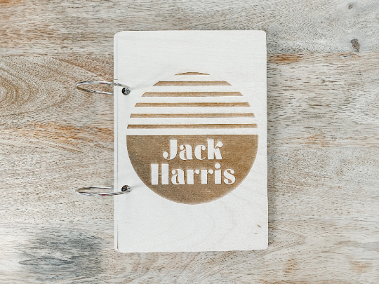Gradient Sun Custom Name Customizable Card Keeper