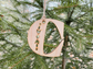 Initial Cut Out Ornament Stocking Hanger