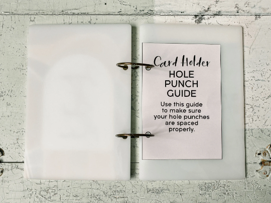 Happy Holidays Acrylic Card Keeper