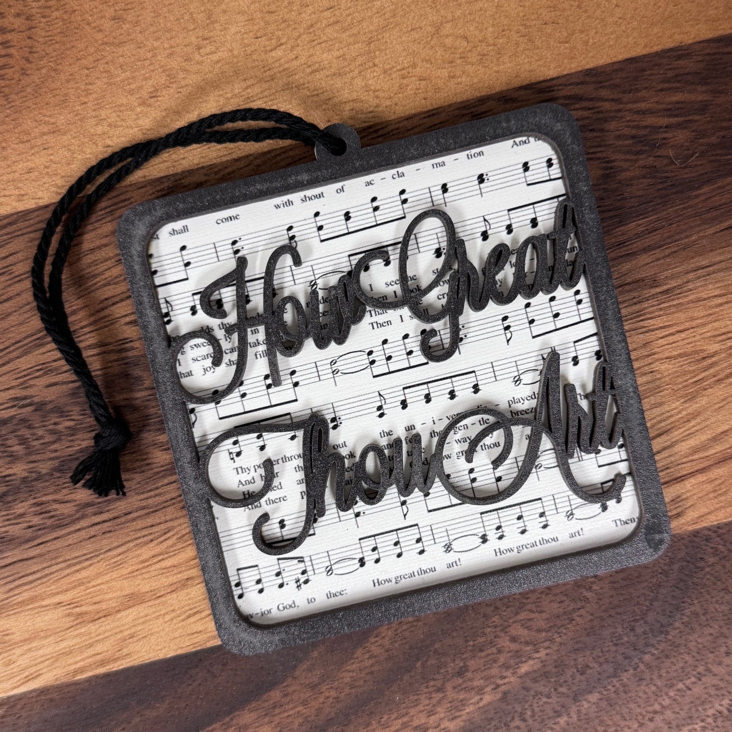 How Great Thou Art sheet music Ornament