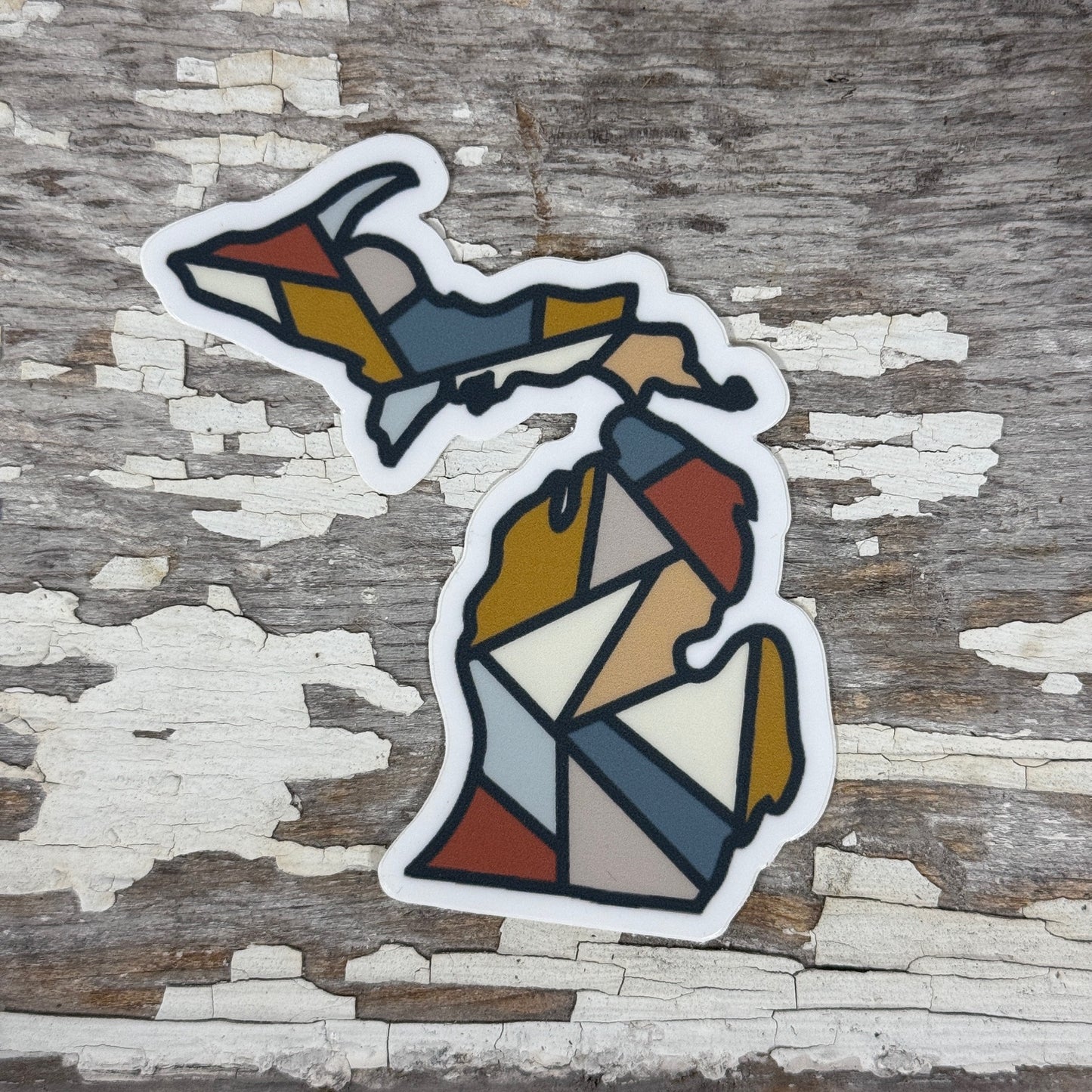 Michigan Geometric Sticker