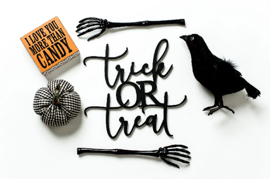 Trick or Treat Halloween Wood Cut Out