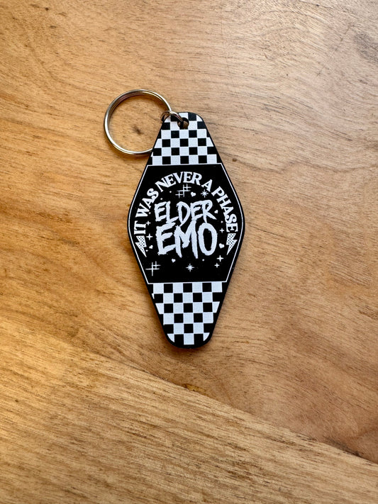 It Was Never A Phase Elder Emo Keychain