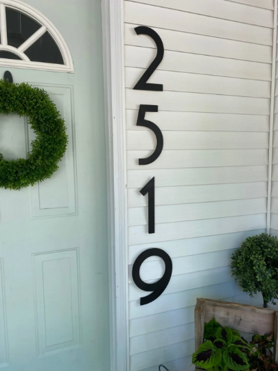 Modern House Numbers