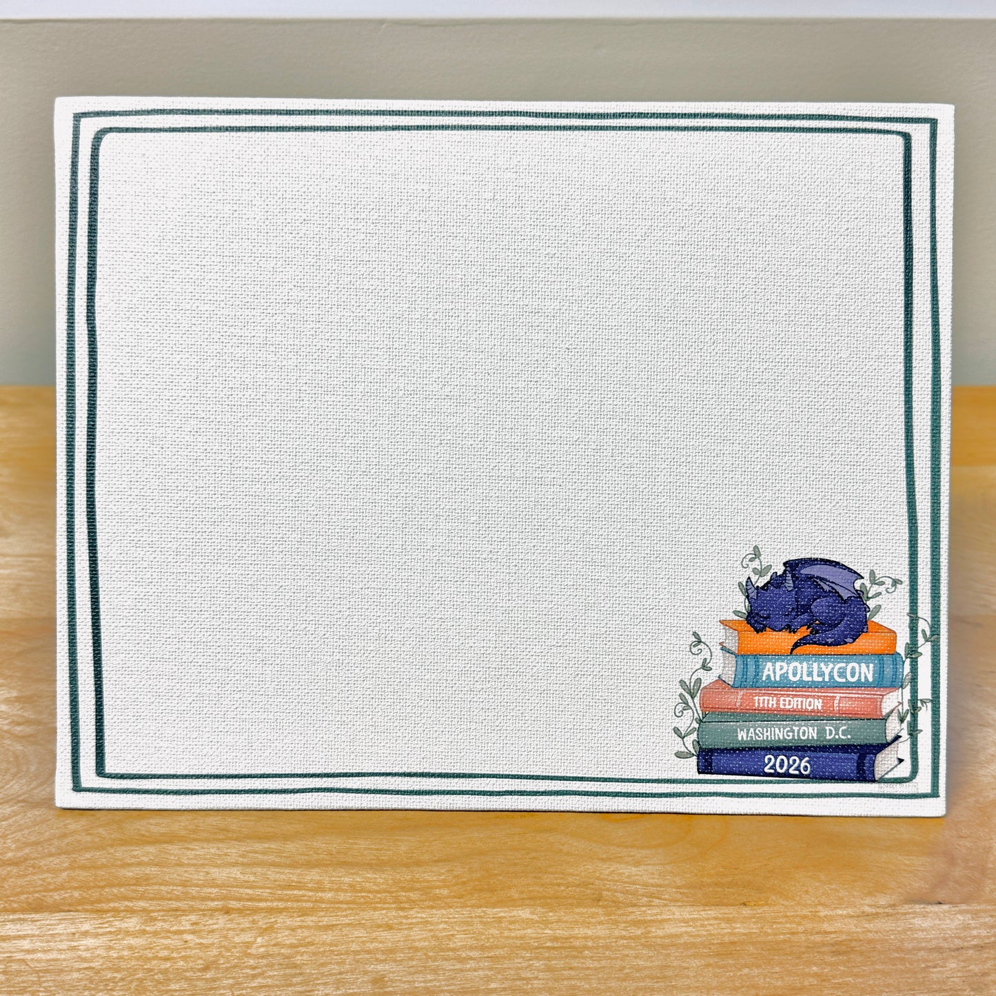 Apollycon '26 Signing Board designed by Honeyy.fae (Apollycon Preorder Only)