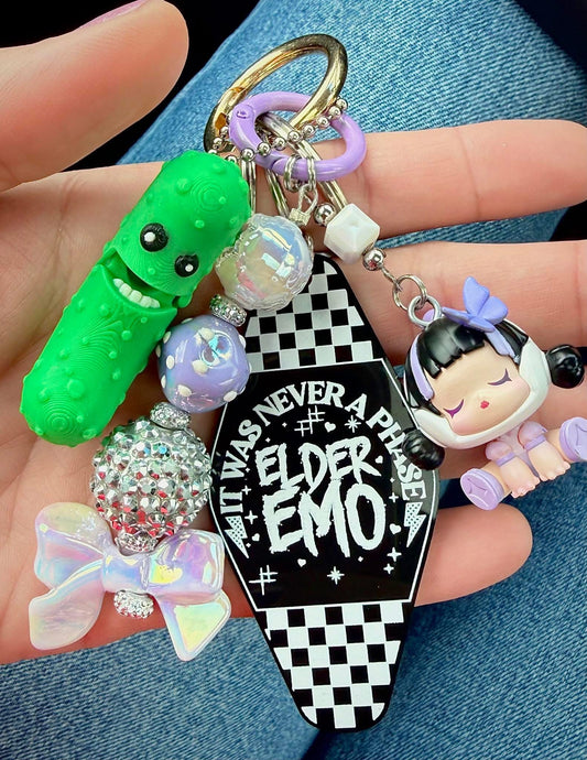 It Was Never A Phase Elder Emo Keychain