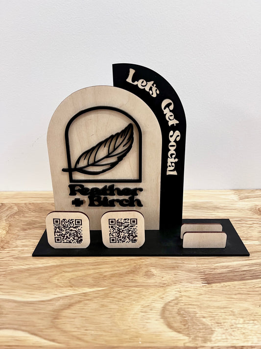 Arch Social Media and Payment sign