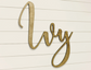 Custom Name Word Script Font A