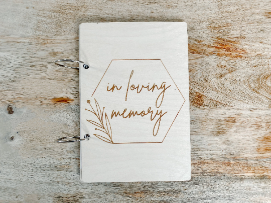 In Loving Memory Customizable Card Keeper