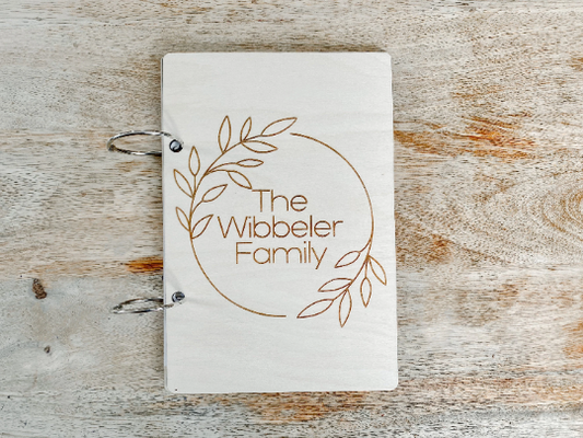 Custom Name Round Stem Card Keeper
