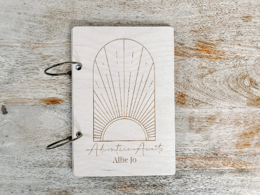 Adventure Awaits Sunrise Customizable Card Keeper