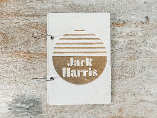 Gradient Sun Custom Name Customizable Card Keeper