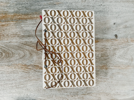 XOXO Wood Card Keeper