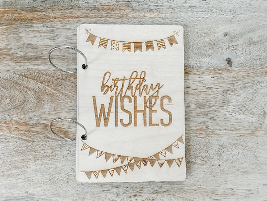 Birthday Wishes Customizable Card Keeper