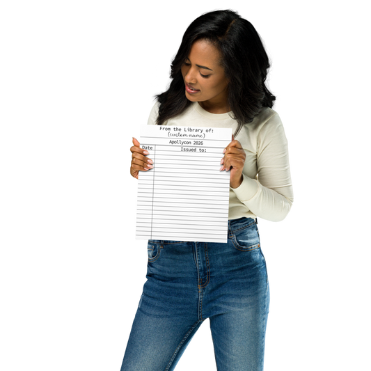 Apollycon '26 Library Card Signing Board (Apollycon Preorder Only)