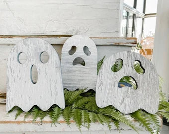 Ghosts Set of 3 Halloween Decor