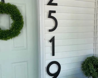 Modern House Numbers