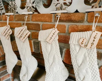 Initial Cut Out Ornament Stocking Hanger