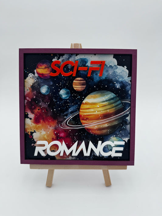 Sci-Fi Romance Shelf Sign (Apollycon Preorder Only)