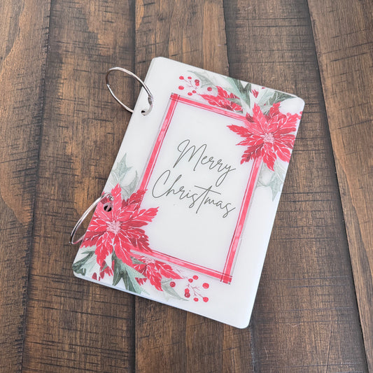 Merry Christmas Acrylic Card Keeper