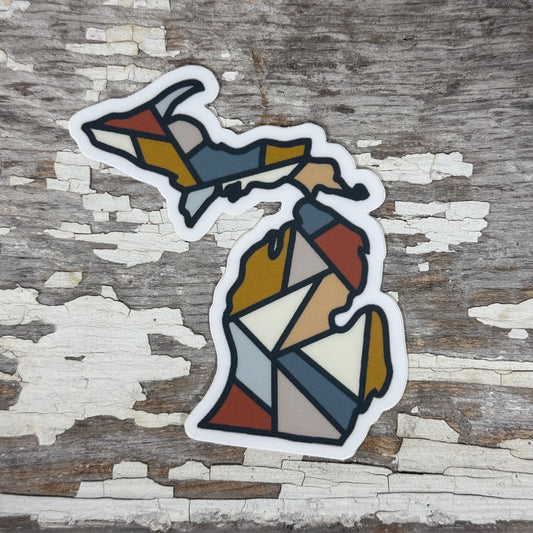 Michigan Geometric Sticker