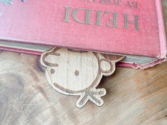 Inspired Wimpy Kid Wooden Bookmark